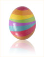 Huevo de Pascua arco iris